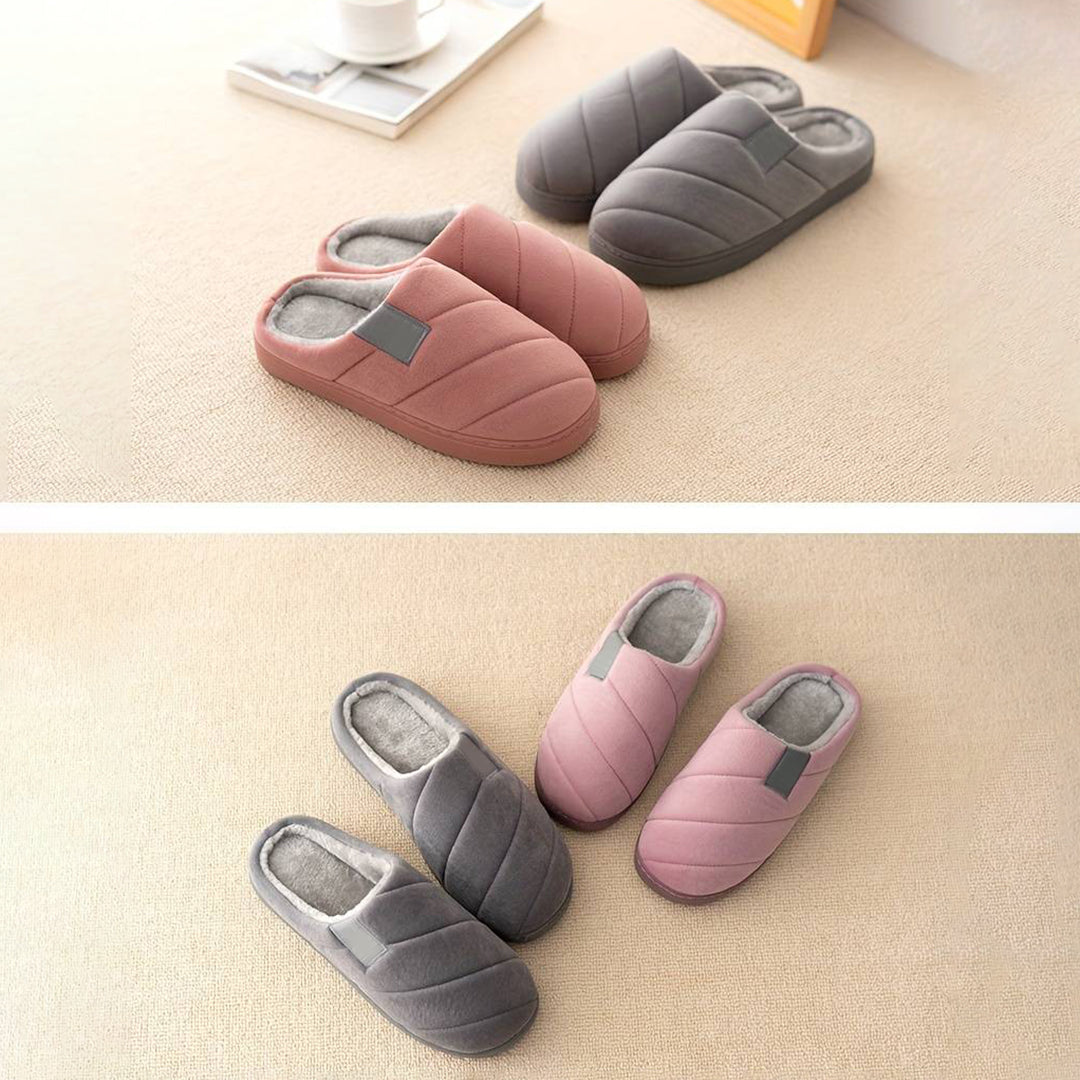 GERALD - Zapatillas de casa cálidas para hombres con empeine bajo