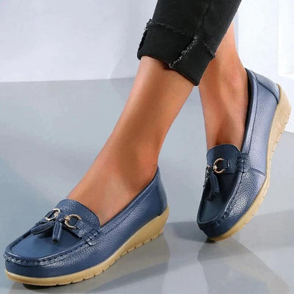 Zapatos planos ortopédicos para mujer con diseño clásico – MAIREEN