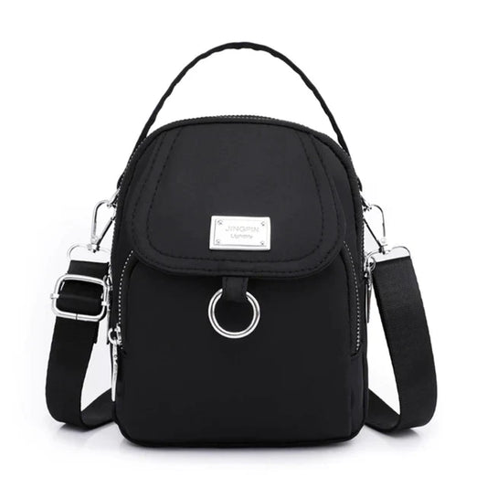 Bolso bandolera de nailon ligero e impermeable para mujer – NAYLA