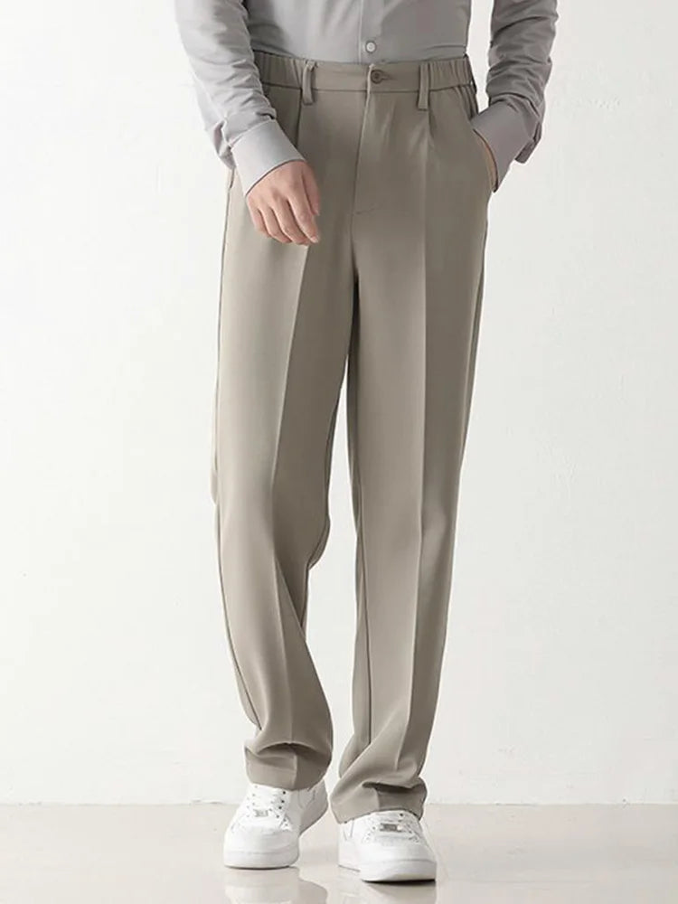 Pantalón drapeado para hombre de corte relajado – BRAYDEN