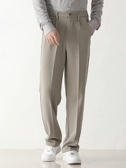 Pantalón drapeado para hombre de corte relajado – BRAYDEN