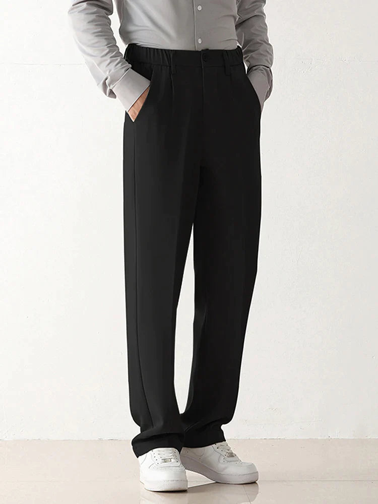 Pantalón drapeado para hombre de corte relajado – BRAYDEN