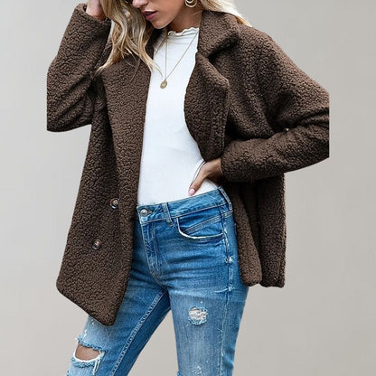 LANAIA - Chaqueta cálida y suave para mujeres