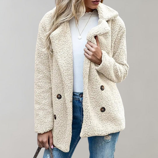 LANAIA - Chaqueta cálida y suave para mujeres