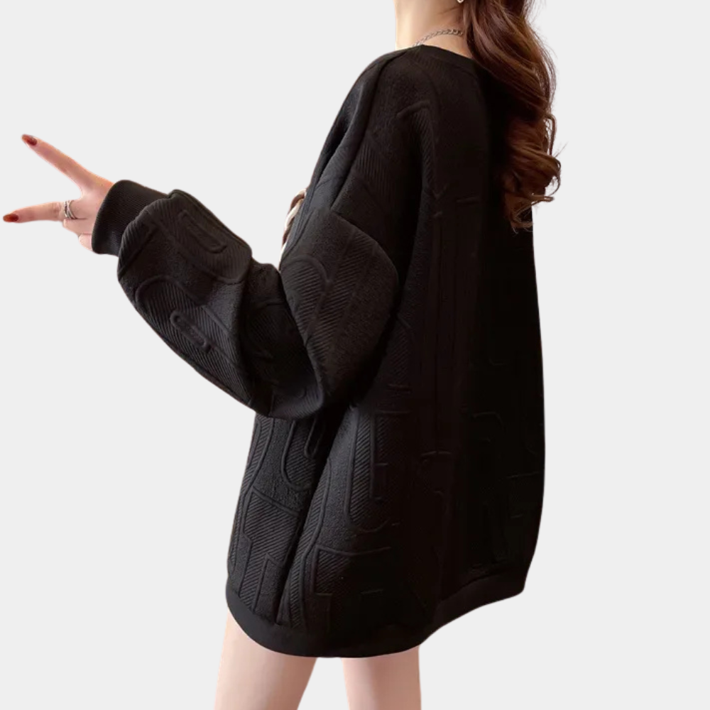 DANIA - Jersey de punto texturizado para mujer