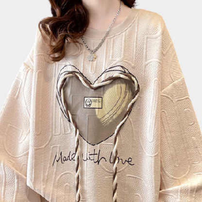 DANIA - Jersey de punto texturizado para mujer