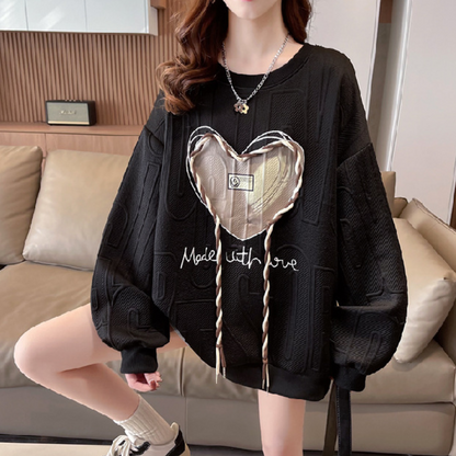 DANIA - Jersey de punto texturizado para mujer