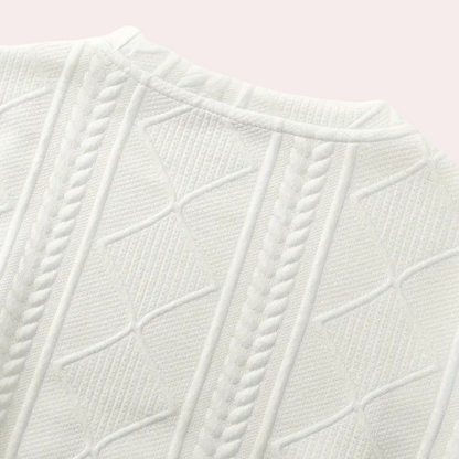 GAEL - Camisa de punto para hombre con mangas largas