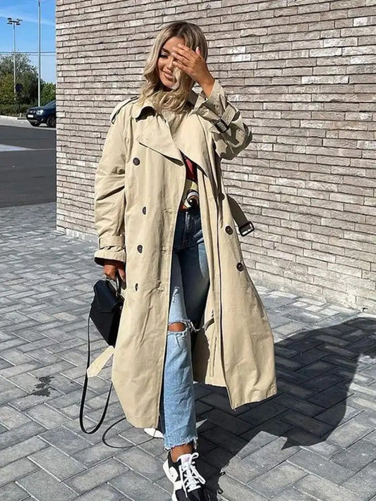 EULALIA - Gabardina larga de invierno para mujeres