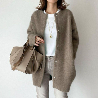 GUNNEL - Chaqueta de punto oversize elegante para mujeres