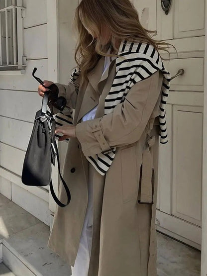 EULALIA - Gabardina larga de invierno para mujeres
