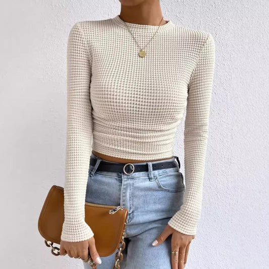 Crop top de mujer con mangas largas y diseño ajustado – DÁRCINE