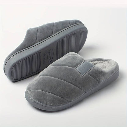 GERALD - Zapatillas de casa cálidas para hombres con empeine bajo