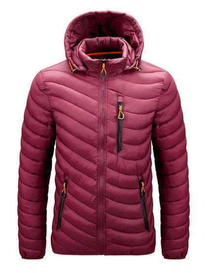 LUCA - Chaqueta cortavientos con capucha desmontable para hombre