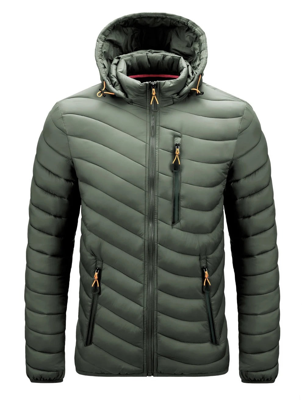 LUCA - Chaqueta cortavientos con capucha desmontable para hombre