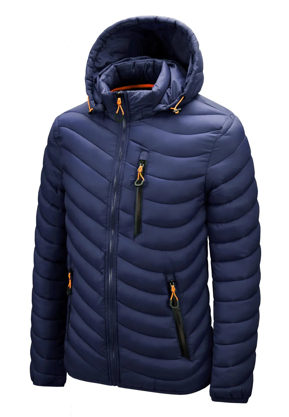 LUCA - Chaqueta cortavientos con capucha desmontable para hombre