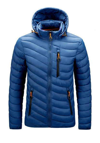 LUCA - Chaqueta cortavientos con capucha desmontable para hombre