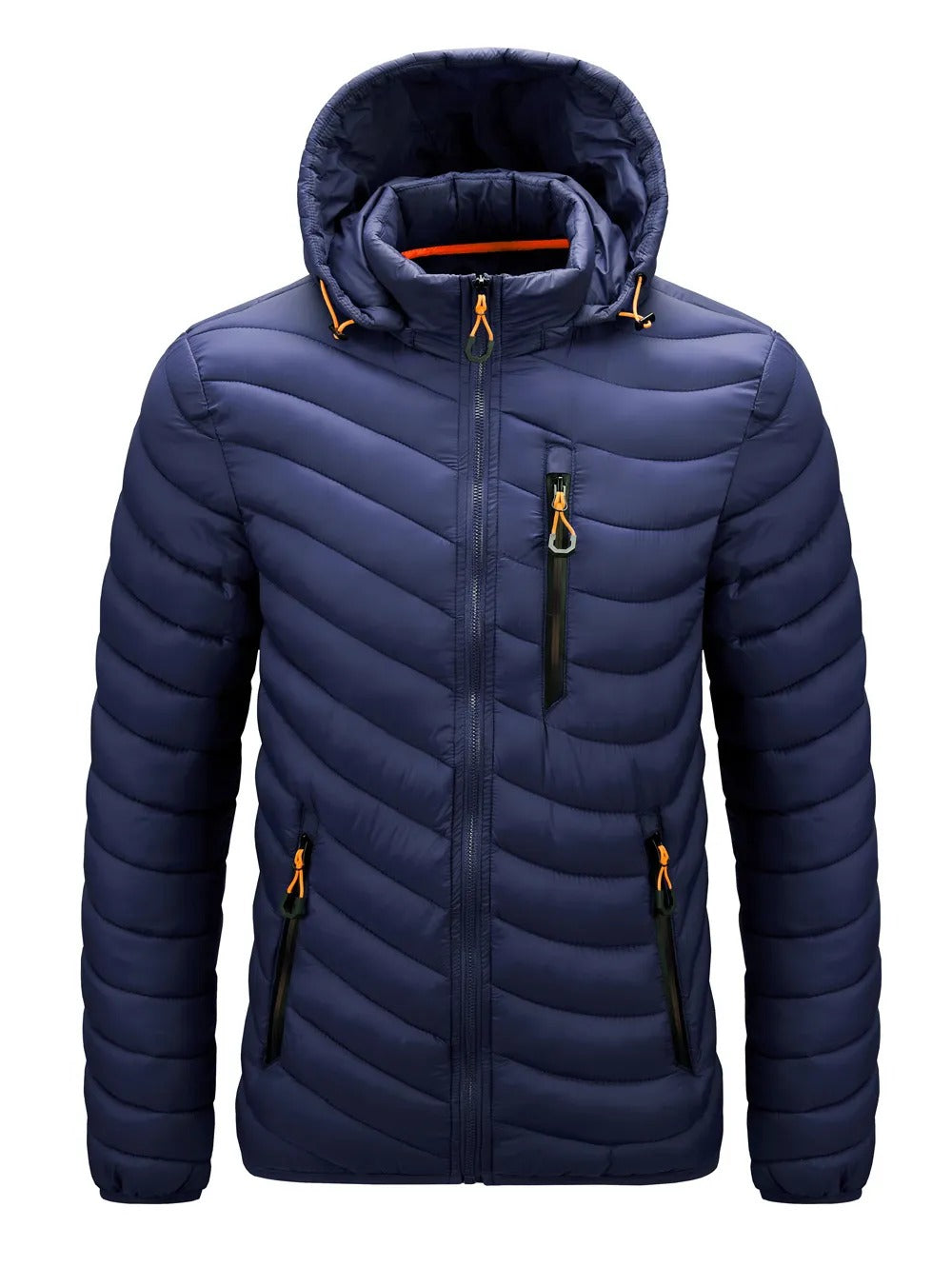 LUCA - Chaqueta cortavientos con capucha desmontable para hombre