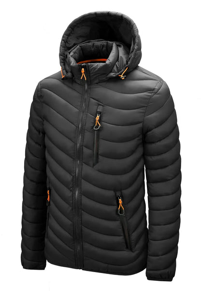 LUCA - Chaqueta cortavientos con capucha desmontable para hombre