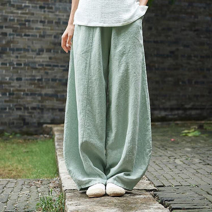 Pantalón de algodón cómodo y ligero para mujer – EMILIA
