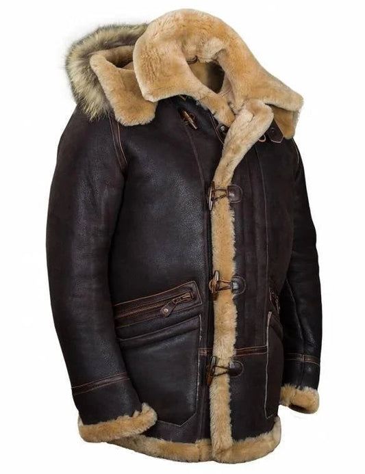 Abrigo de invierno clásico para hombre con capucha – FELIX