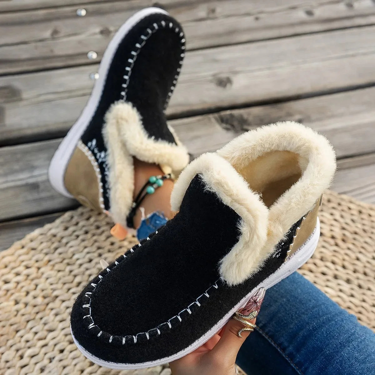 Botas de invierno cómodas para mujer con forro cálido – FRANZISKA