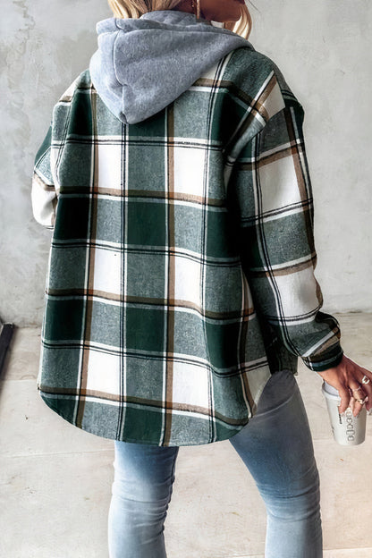 GRETEL - Cómoda chaqueta con capucha y estampado para mujeres