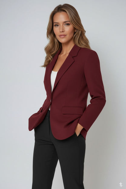 SOFÉA – Blazer de mujer con cierre de botones y bolsillos funcionales