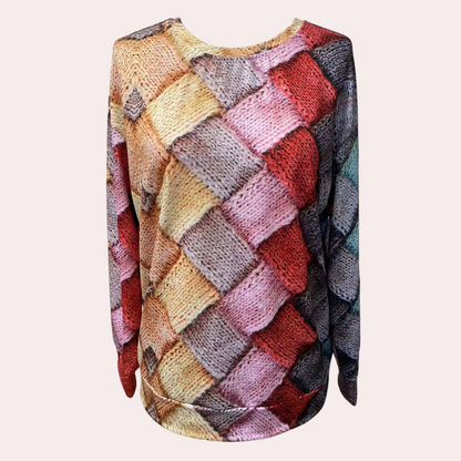 Jersey de punto colorido para mujer – GENÈVE