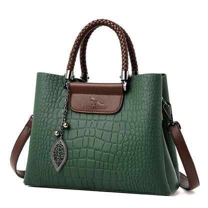 Bolso de cuero auténtico con correa ajustable para mujer – CLEA