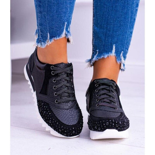 Zapatillas modernas con estampado llamativo para mujer – Gwenora