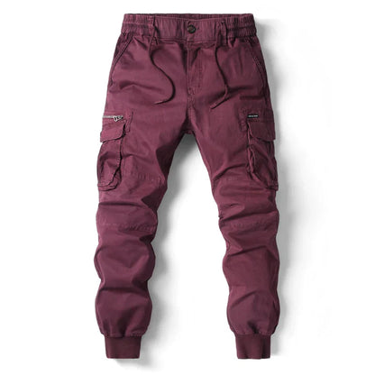 ARLO - Pantalón jogger cargo para hombre con múltiples bolsillos