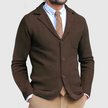 Bernie - Casual slanke Americana casual entallada para hombre con bolsillos
