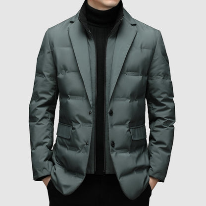 Chaqueta de invierno acolchada para hombre con cierre de botones – NORVAL