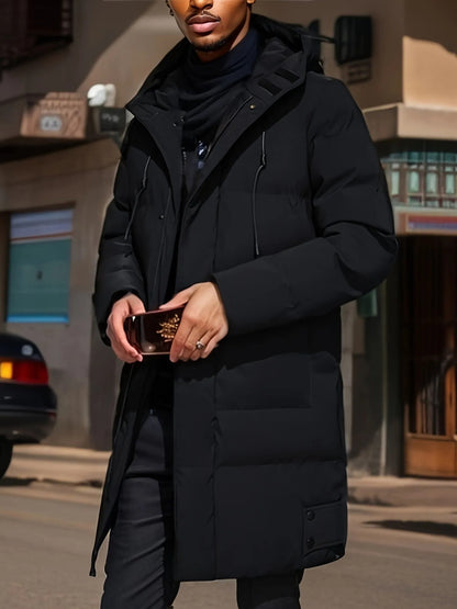 Abrigo de invierno largo para hombre con capucha – NORDEN