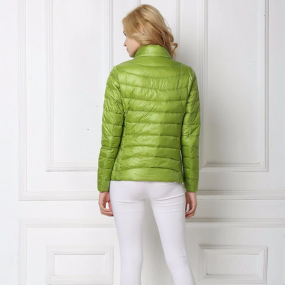 ILSE - Chaqueta ligera de plumón estilo Urban Chic para mujeres