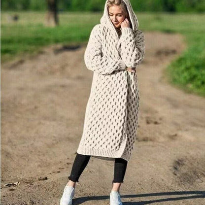 JUUL - Cárdigan de lana moderno y cálido para mujeres