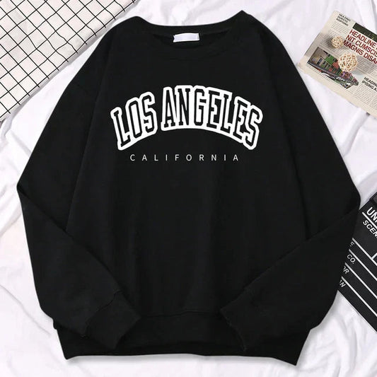 Sudadera oversize de mujer en forro polar con cuello redondo – JENNIFER