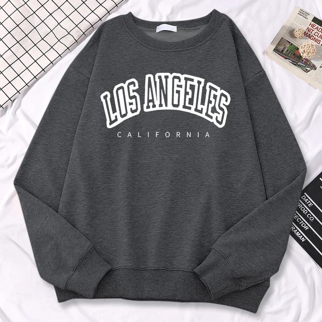 Sudadera oversize de mujer en forro polar con cuello redondo – JENNIFER