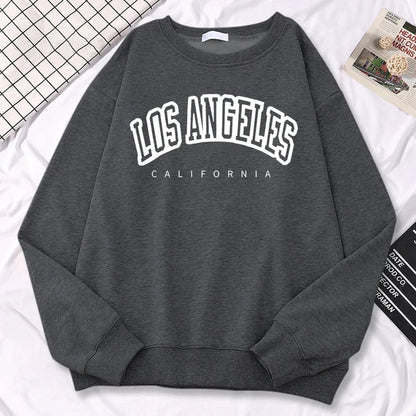 Sudadera oversize de mujer en forro polar con cuello redondo – JENNIFER