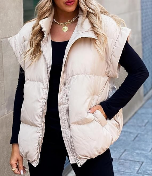 Chaqueta de mujer sin mangas y diseño moderno – JESSIKA