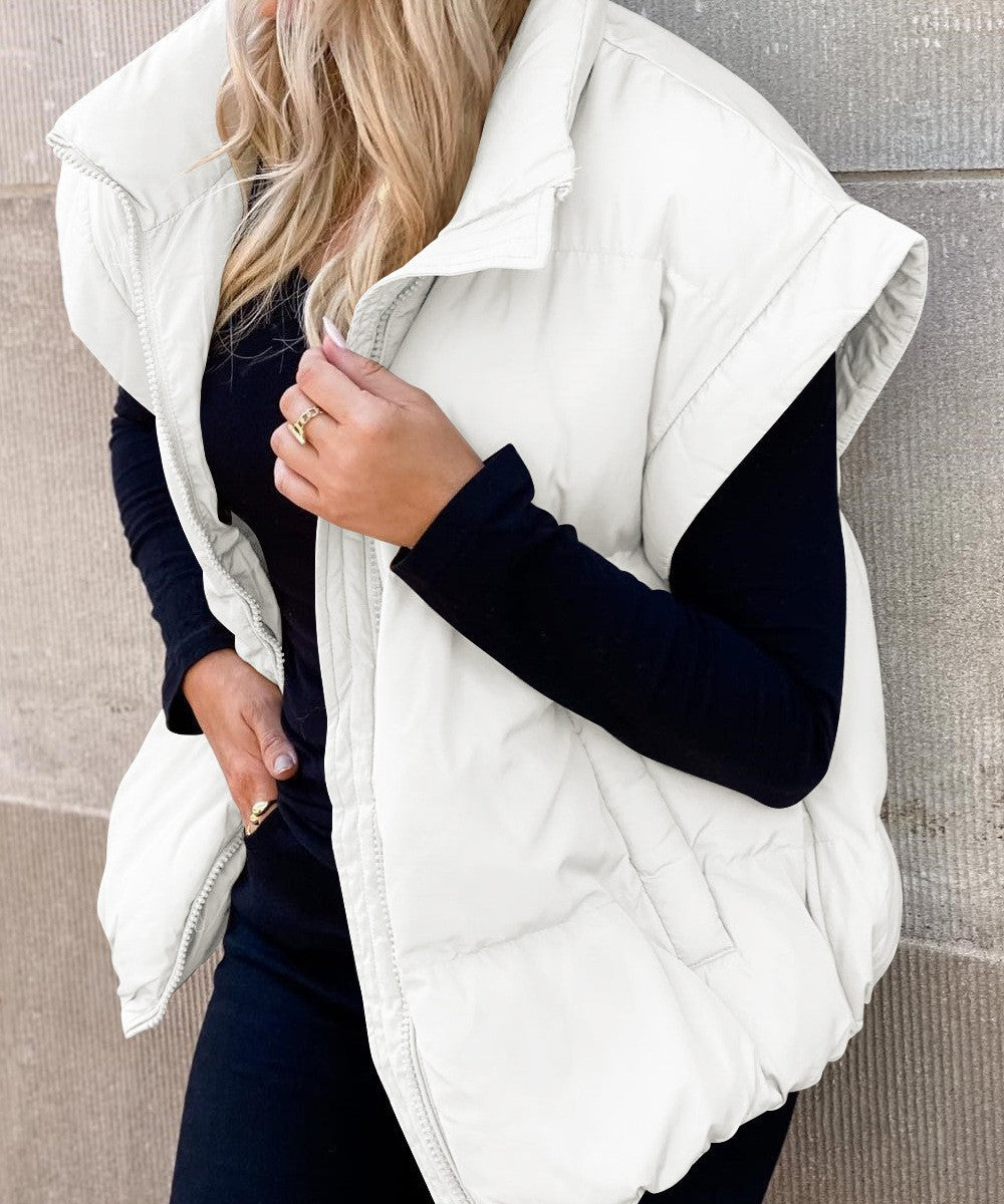 Chaqueta de mujer sin mangas y diseño moderno – JESSIKA