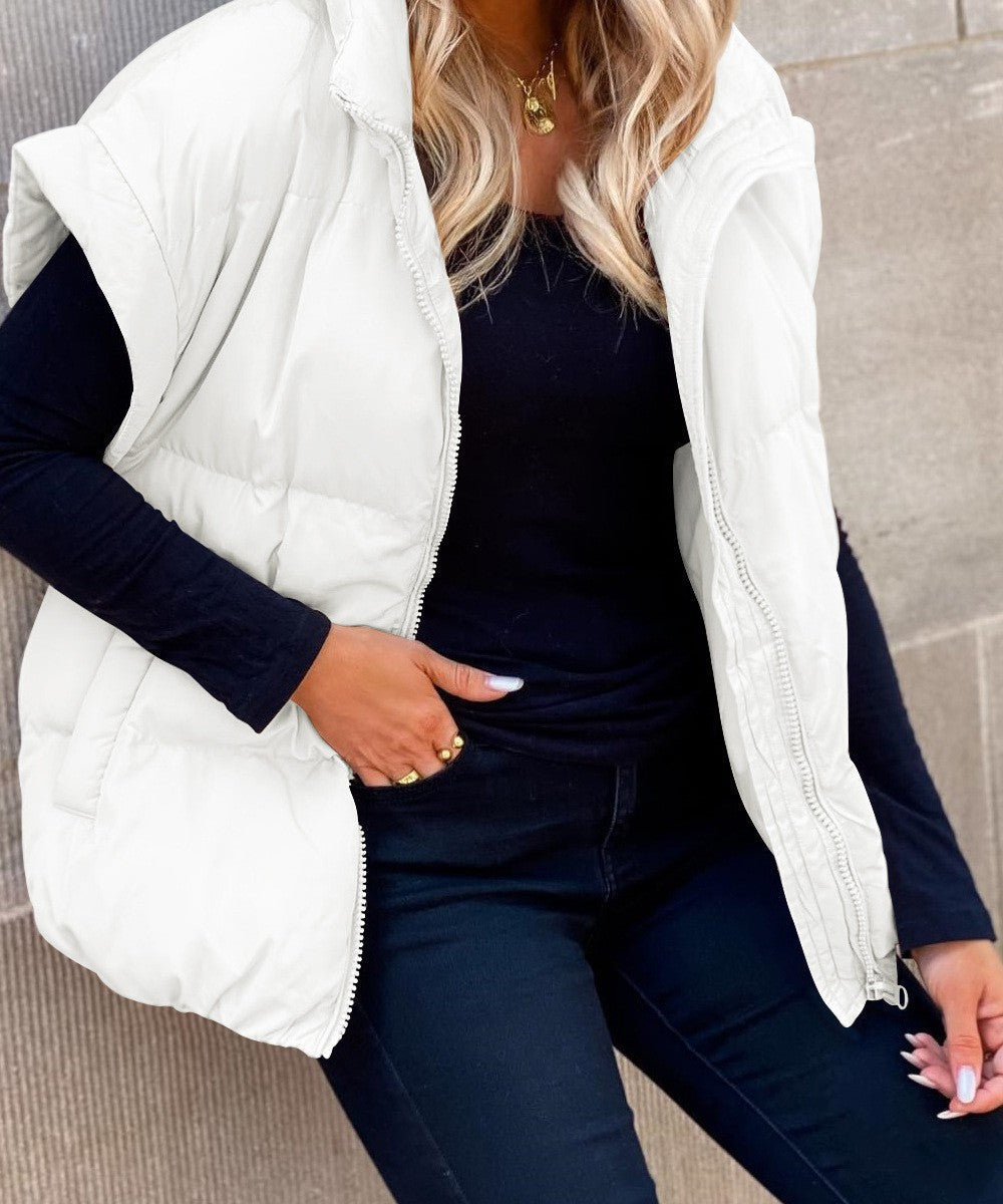 Chaqueta de mujer sin mangas y diseño moderno – JESSIKA