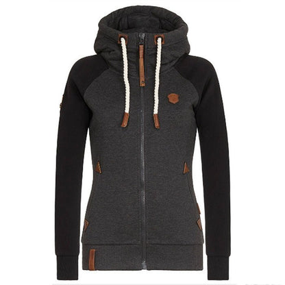 Sudadera con cremallera para mujer de estilo casual y ajuste cómodo – JOHANNA