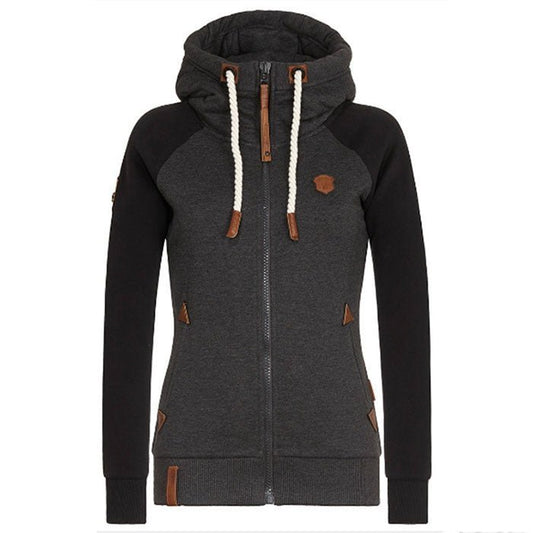 Sudadera con cremallera para mujer de estilo casual y ajuste cómodo – JOHANNA