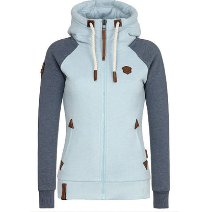 Sudadera con cremallera para mujer de estilo casual y ajuste cómodo – JOHANNA
