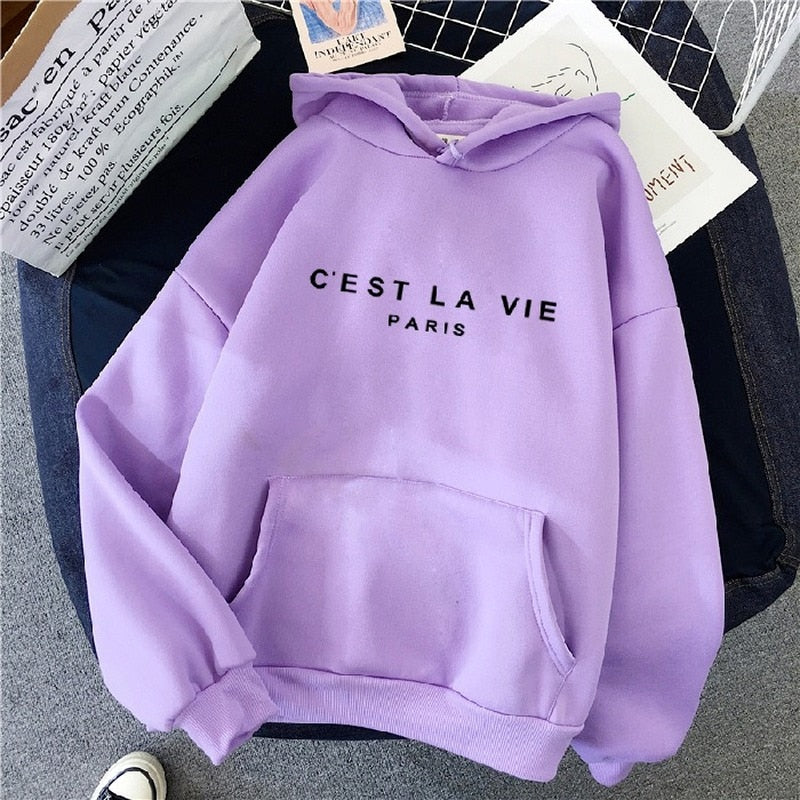 Sudadera oversize con capucha para mujer en colores vibrantes – KATRIN