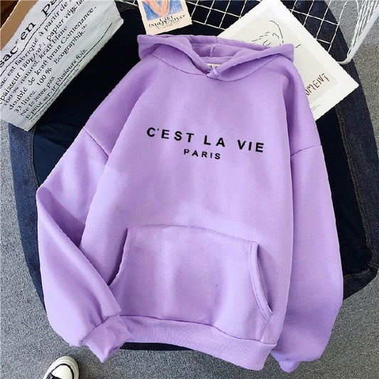 Sudadera oversize con capucha para mujer en colores vibrantes – KATRIN