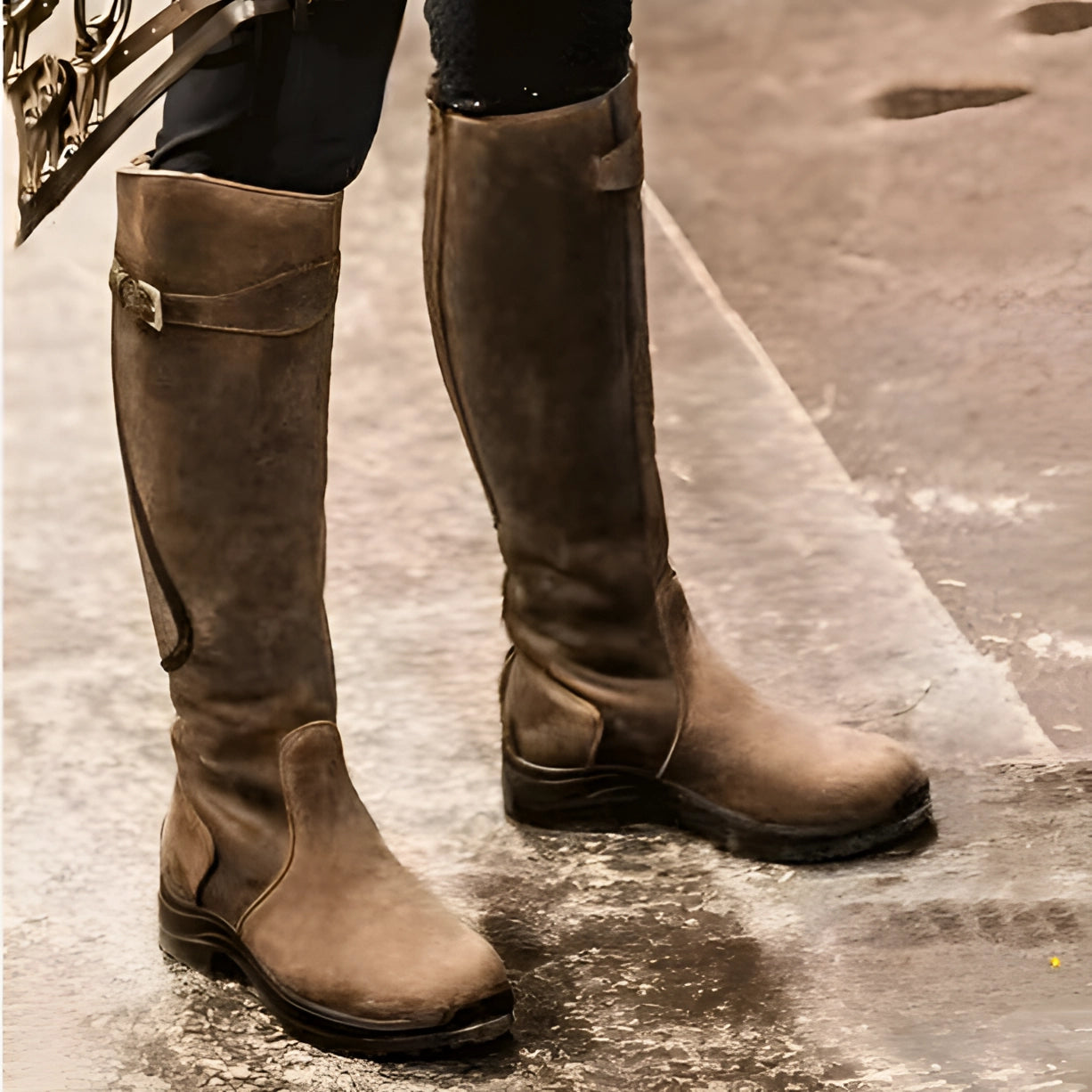 Botas de lluvia para mujer impermeables con suela antideslizante – NAELLA