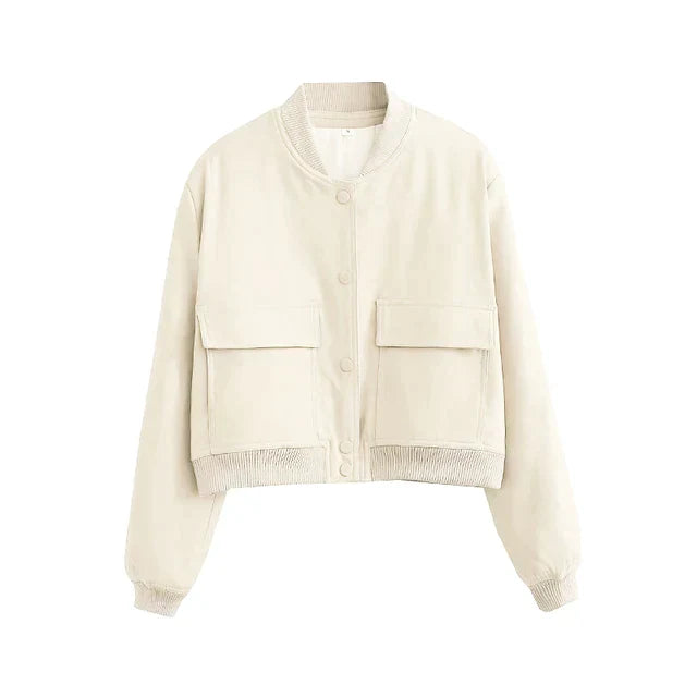 Cazadora bomber de entretiempo para mujer con estilo moderno – KRISTIN